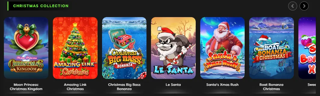 Übersicht der Casino-Spiele