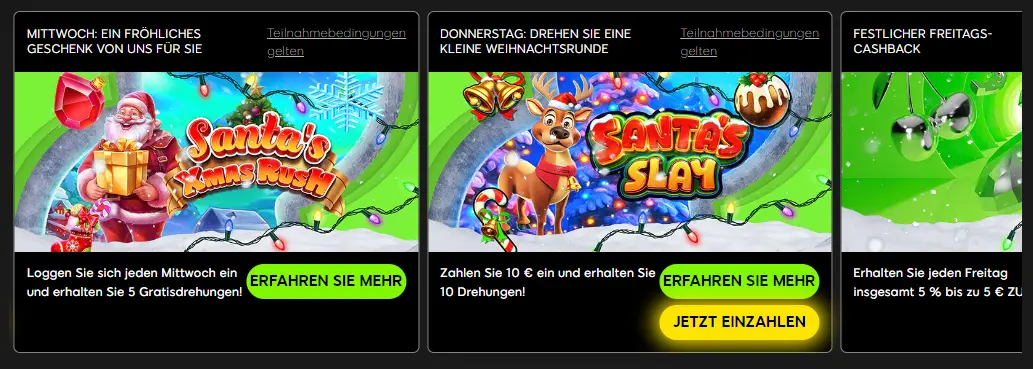 Freispiele ohne Umsatzbedingungen